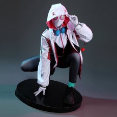 画像1: Spider-Man スパイダーマン オールニュー・スパイダー・グウェン ゴーストスパイダー  グウェン Gwen 風  コスチューム コスプレ衣装 (1)