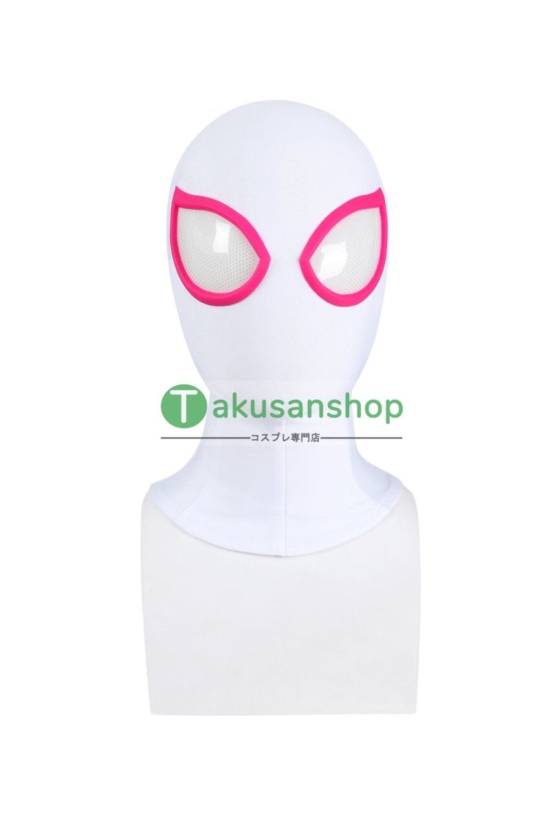 画像24: Spider-Man スパイダーマン オールニュー・スパイダー・グウェン ゴーストスパイダー  グウェン Gwen 風  コスチューム コスプレ衣装 (24)