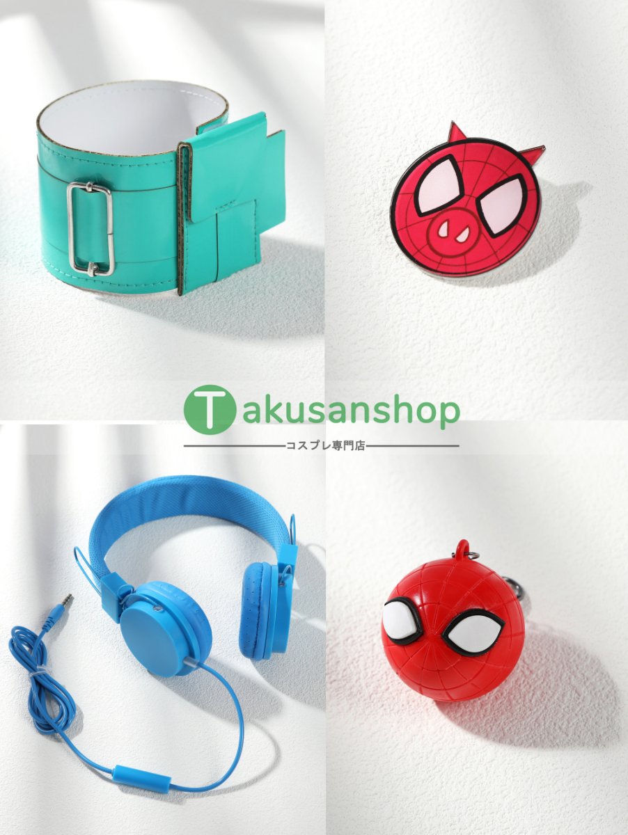 画像29: Spider-Man スパイダーマン オールニュー・スパイダー・グウェン ゴーストスパイダー  グウェン Gwen 風  コスチューム コスプレ衣装 (29)
