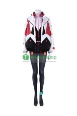 画像6: Spider-Man スパイダーマン オールニュー・スパイダー・グウェン ゴーストスパイダー  グウェン Gwen 風  コスチューム コスプレ衣装 (6)