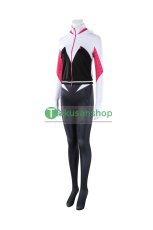 画像8: Spider-Man スパイダーマン オールニュー・スパイダー・グウェン ゴーストスパイダー  グウェン Gwen 風  コスチューム コスプレ衣装 (8)