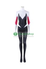 画像10: Spider-Man スパイダーマン オールニュー・スパイダー・グウェン ゴーストスパイダー  グウェン Gwen 風  コスチューム コスプレ衣装 (10)