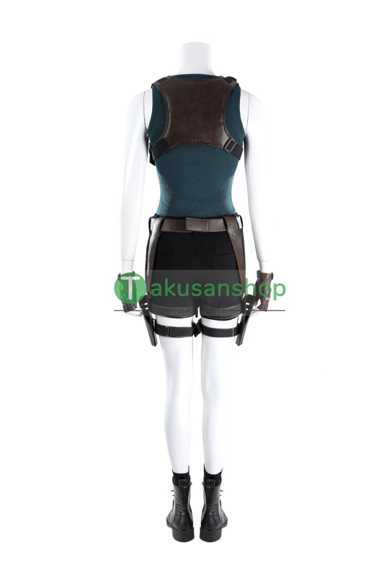 画像2: トゥームレイダー Tomb Raider  実写版  ララ・クロフト Lara  風 コスチューム コスプレ衣装  オーダーメイド (2)