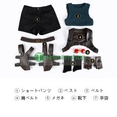 画像20: トゥームレイダー Tomb Raider  実写版  ララ・クロフト Lara  風 コスチューム コスプレ衣装  オーダーメイド (20)