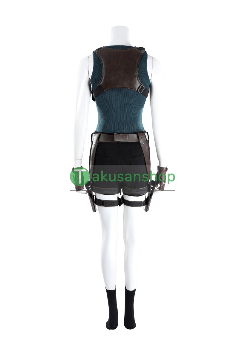 画像6: トゥームレイダー Tomb Raider  実写版  ララ・クロフト Lara  風 コスチューム コスプレ衣装  オーダーメイド (6)