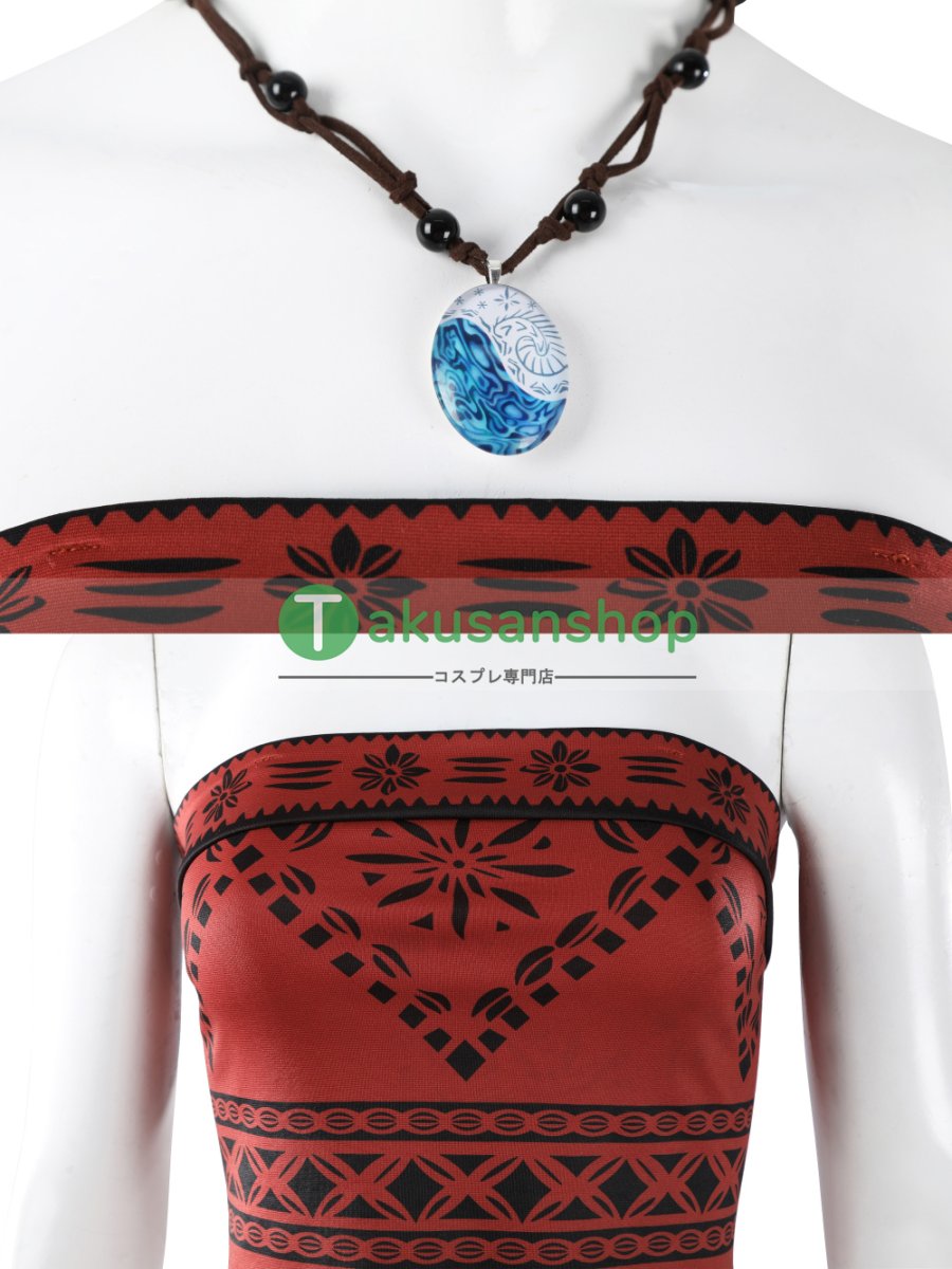 画像7: モアナと伝説の海  モアナ Moana 2026実写映画  風 コスプレ衣装 コスチューム (7)