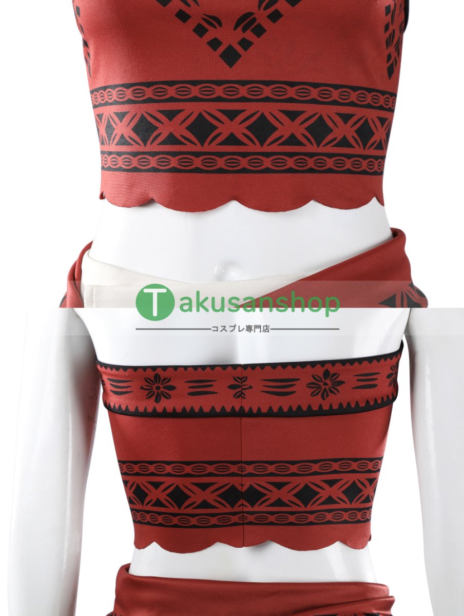 画像8: モアナと伝説の海  モアナ Moana 2026実写映画  風 コスプレ衣装 コスチューム (8)