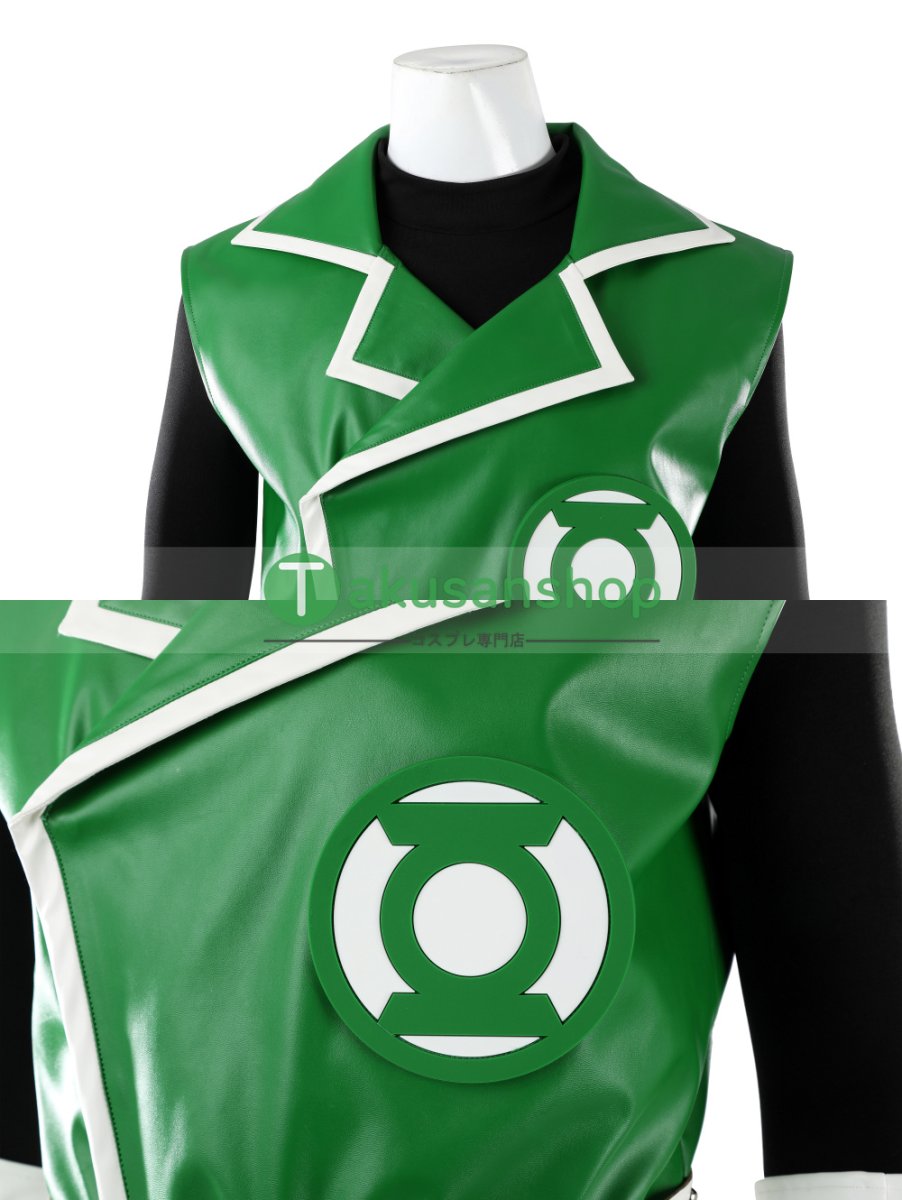 画像12: グリーン・ランタン Green Lantern  ガイ・ガードナー  風 コスチューム コスプレ衣装  オーダーメイド (12)
