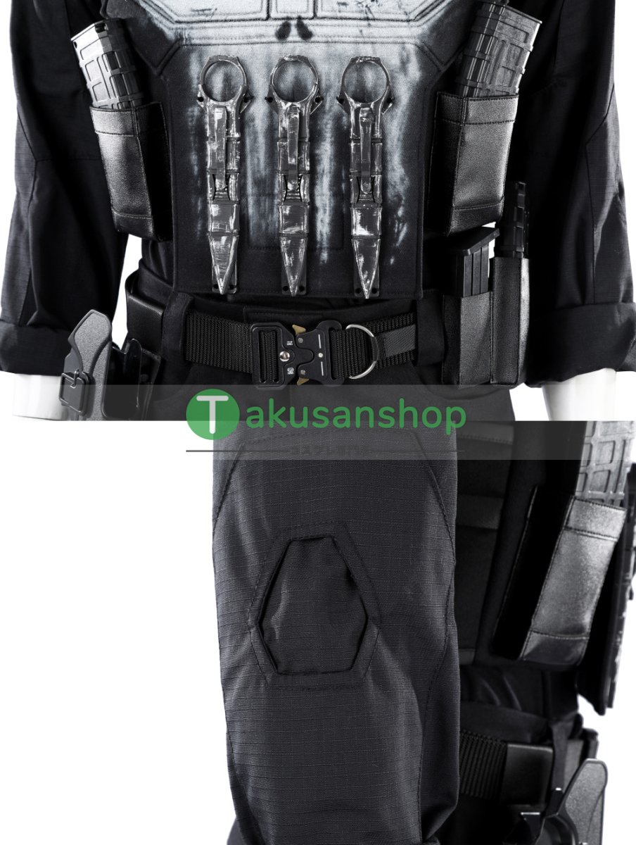 画像10: 【武器無し】Spider-Man スパイダーマン：ブランド・ニュー・デイ  パニッシャー Punisher  風  コスチューム コスプレ衣装　オーダーメイド (10)