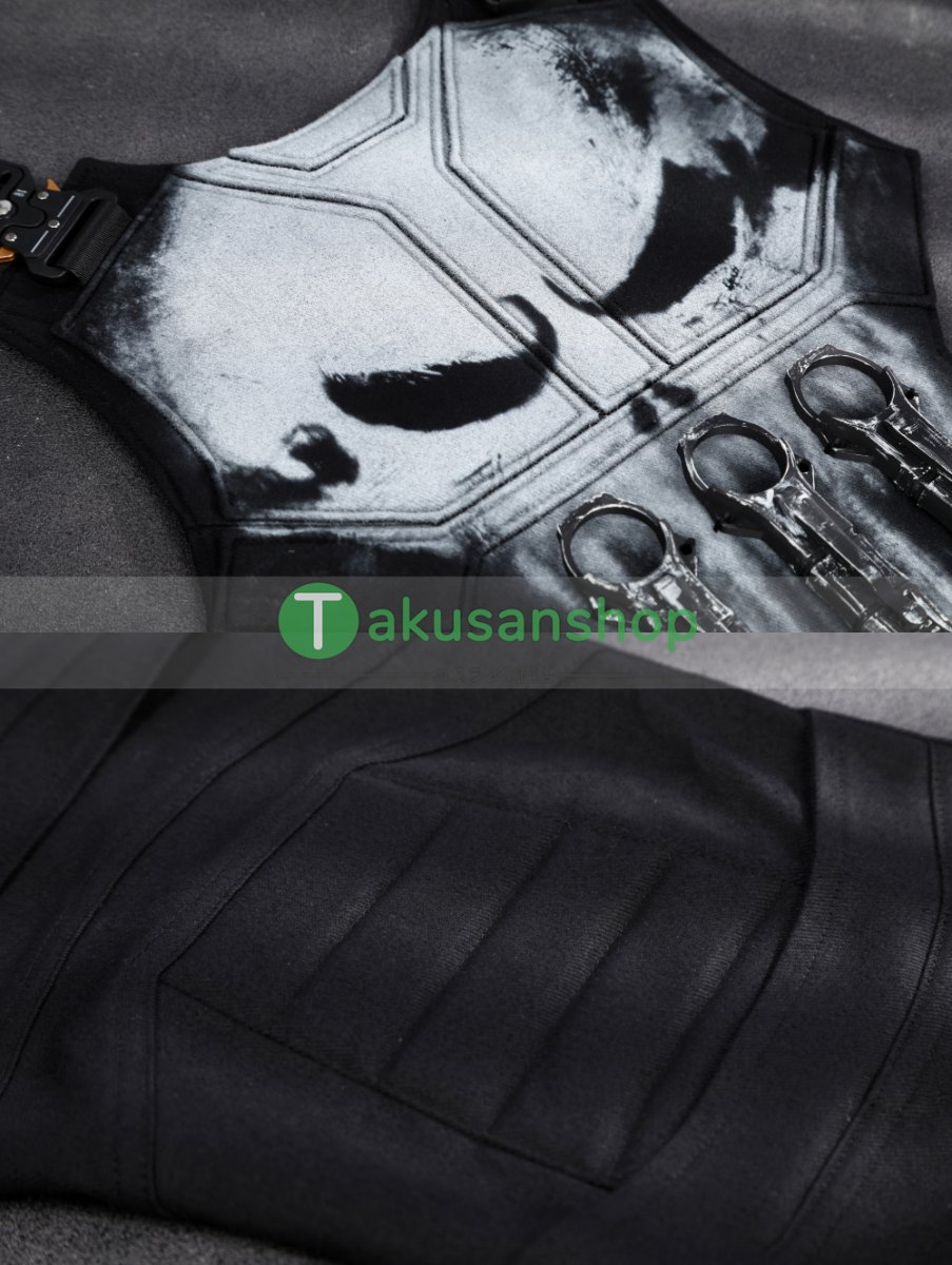 画像17: 【武器無し】Spider-Man スパイダーマン：ブランド・ニュー・デイ  パニッシャー Punisher  風  コスチューム コスプレ衣装　オーダーメイド (17)