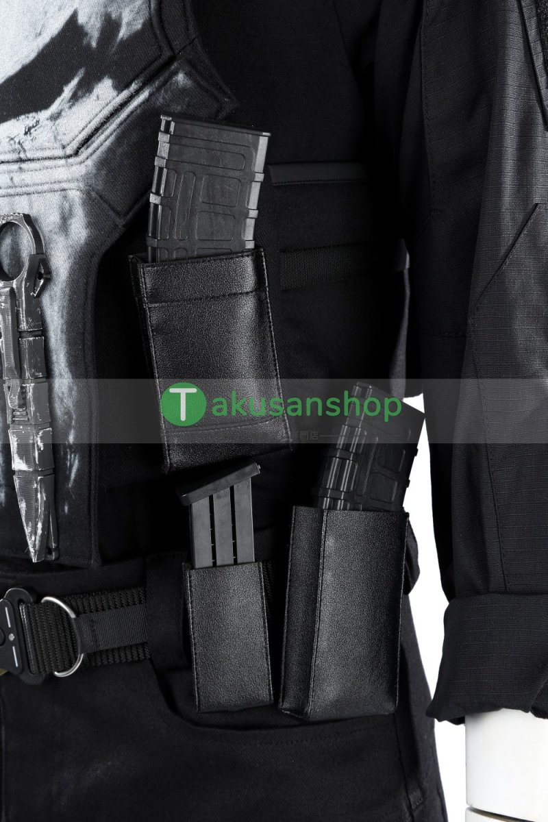 画像9: 【武器無し】Spider-Man スパイダーマン：ブランド・ニュー・デイ  パニッシャー Punisher  風  コスチューム コスプレ衣装　オーダーメイド (9)