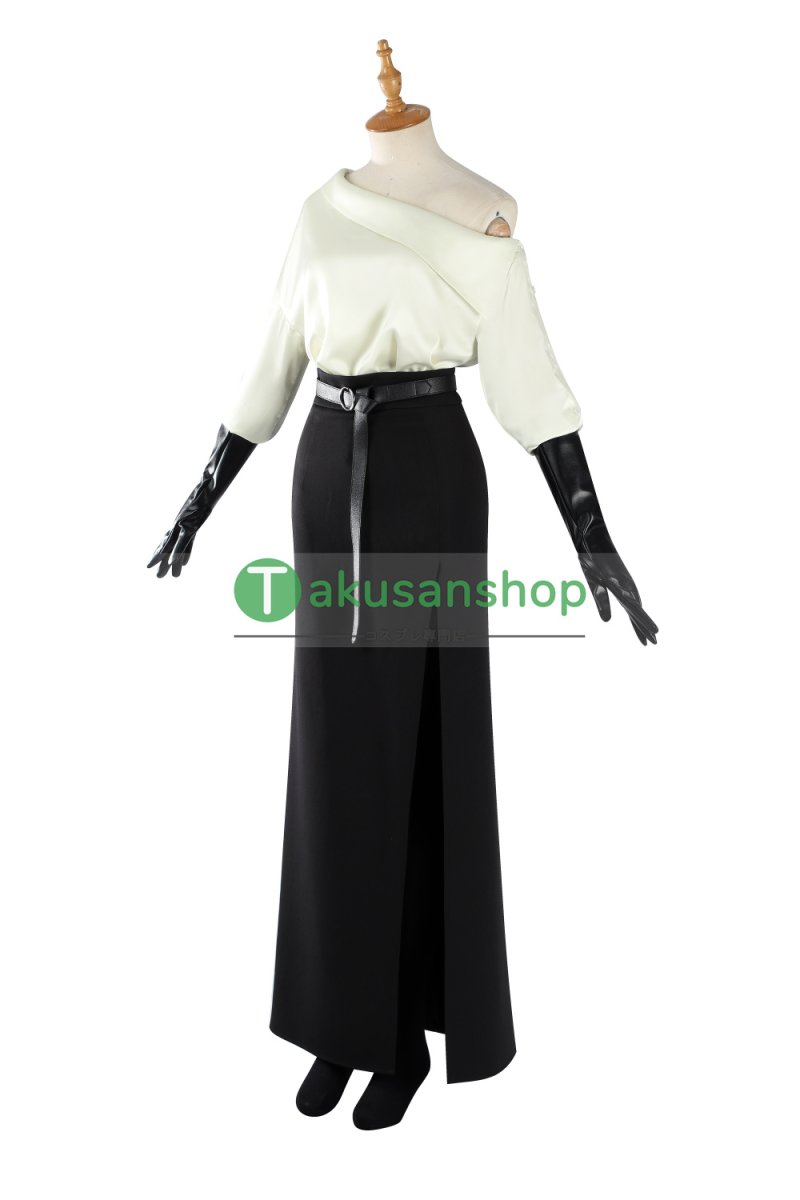 画像2: バイオ9  バイオハザード9 バイオハザード レクイエム  Grace  グレース・アッシュクロフト 風 コスプレ衣装 コスチューム (2)