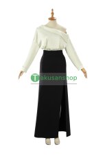 画像5: バイオ9  バイオハザード9 バイオハザード レクイエム  Grace  グレース・アッシュクロフト 風 コスプレ衣装 コスチューム (5)