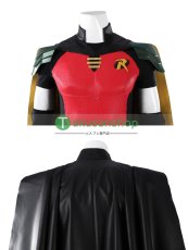 画像13: バットマン  レッドロビン  3代目ロビン  ティム・ドレイク  風 コスチューム コスプレ衣装  オーダーメイド (13)