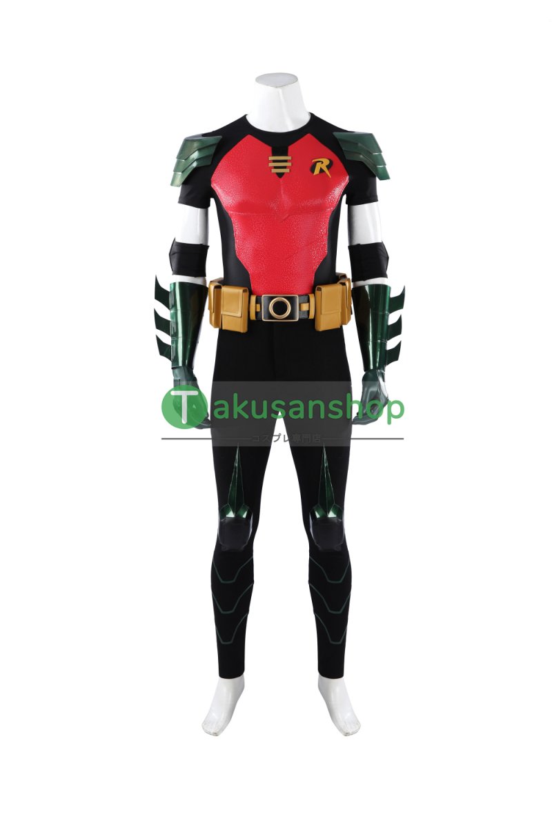 画像7: バットマン  レッドロビン  3代目ロビン  ティム・ドレイク  風 コスチューム コスプレ衣装  オーダーメイド (7)