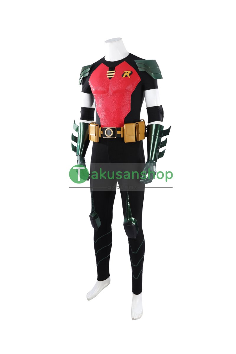 画像8: バットマン  レッドロビン  3代目ロビン  ティム・ドレイク  風 コスチューム コスプレ衣装  オーダーメイド (8)