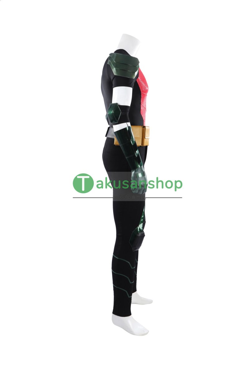 画像9: バットマン  レッドロビン  3代目ロビン  ティム・ドレイク  風 コスチューム コスプレ衣装  オーダーメイド (9)