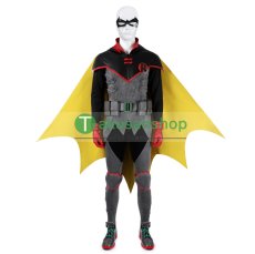 画像1: バットマン  ロビン  5代目ロビン  ダミアン・ウェイン  風 コスチューム コスプレ衣装  オーダーメイド (1)