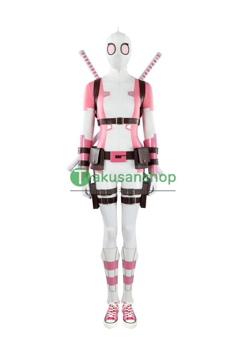 画像2: 【武器無し】グウェンプール  Gwenpool  風 コスチューム コスプレ衣装 オーダーメイド (2)