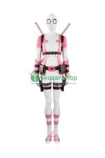 画像2: 【武器無し】グウェンプール  Gwenpool  風 コスチューム コスプレ衣装 オーダーメイド (2)
