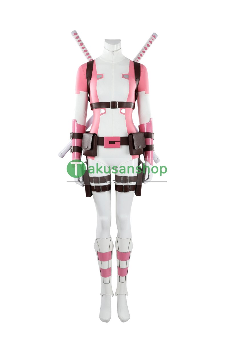 画像4: 【武器無し】グウェンプール  Gwenpool  風 コスチューム コスプレ衣装 オーダーメイド (4)