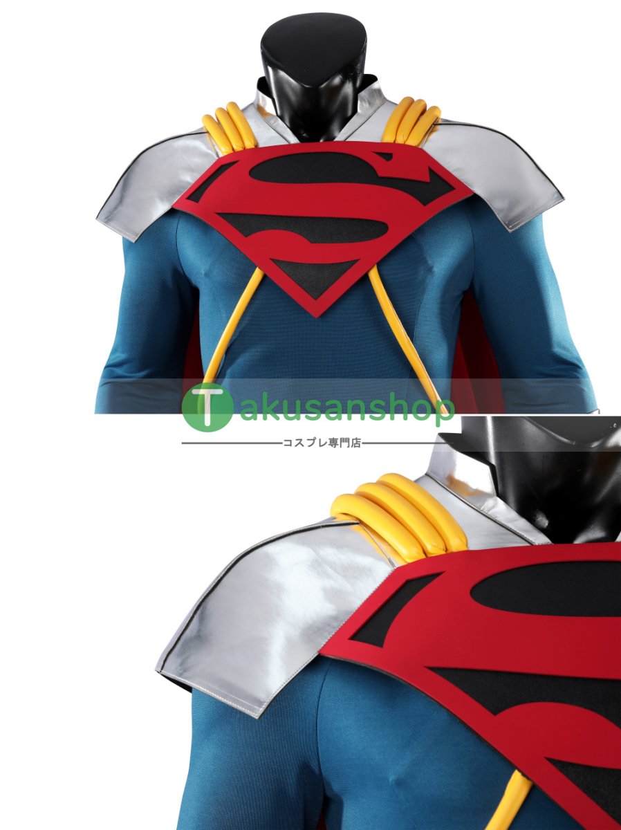 画像8: スーパーボーイ・プライム Superboy-Prime  風 コスチューム コスプレ衣装 (8)
