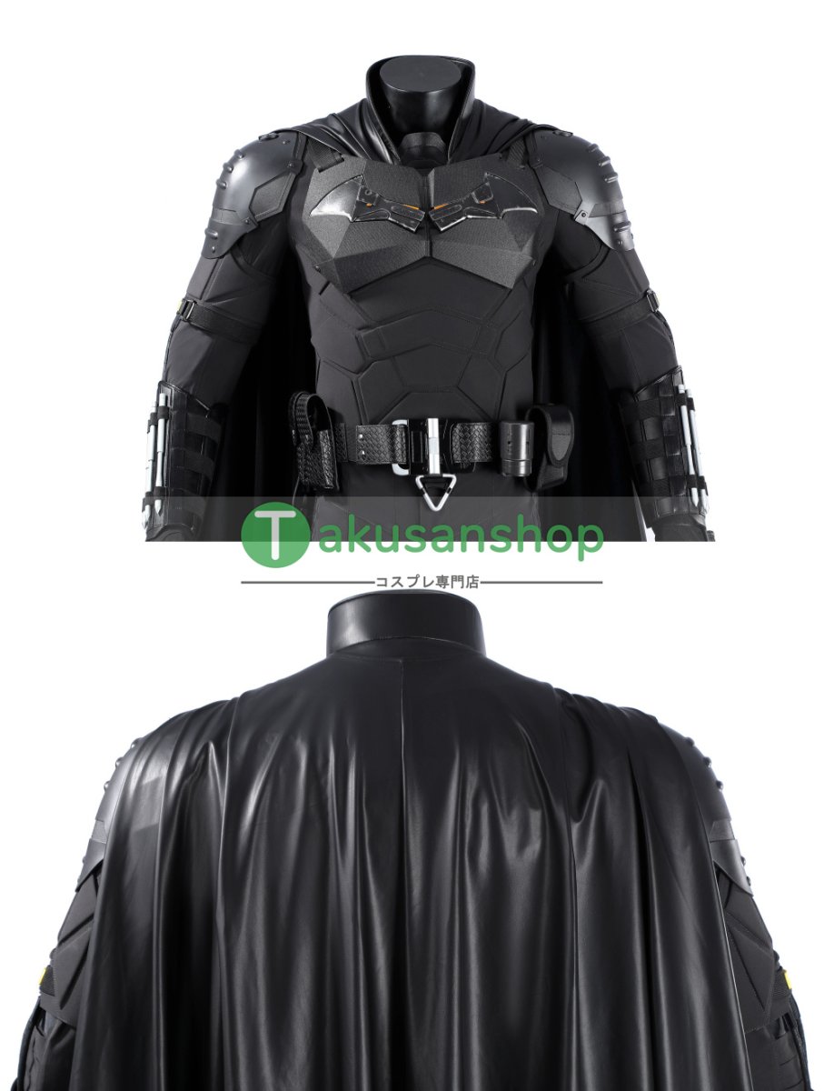 画像11: ザ・バットマン The batman ブルース・ウェイン 2022映画 風 コスチューム コスプレ衣装 (11)