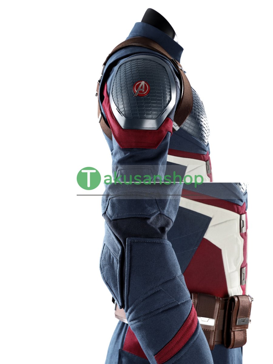 画像16: アベンジャーズ4 エンドゲーム キャプテン・アメリカ スティーブ・ロジャース コスプレ衣装 コスチューム   オーダーメイド (16)