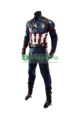 画像4: アベンジャーズ4 エンドゲーム キャプテン・アメリカ スティーブ・ロジャース コスプレ衣装 コスチューム   オーダーメイド (4)