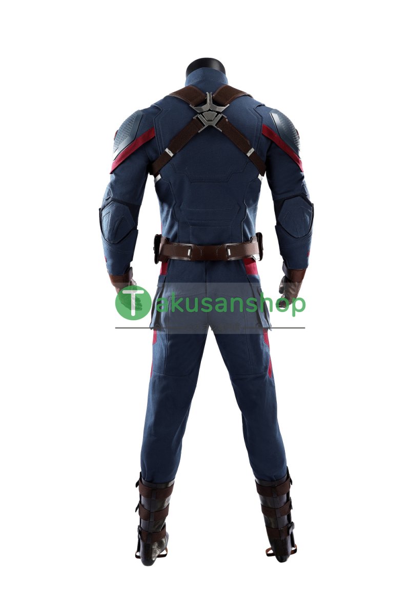 画像6: アベンジャーズ4 エンドゲーム キャプテン・アメリカ スティーブ・ロジャース コスプレ衣装 コスチューム   オーダーメイド (6)