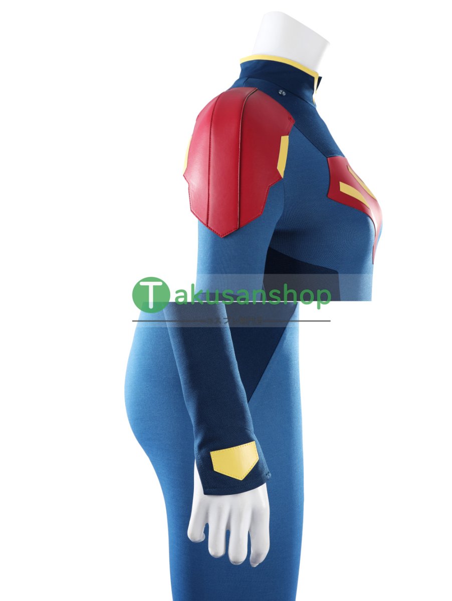 画像16: アドベンチャー・ウィズ・スーパーマン  スーパーガール カラ・ゾー＝エル  風 コスチューム コスプレ衣装 コスプレ靴 (16)