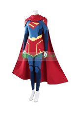 画像4: アドベンチャー・ウィズ・スーパーマン  スーパーガール カラ・ゾー＝エル  風 コスチューム コスプレ衣装 コスプレ靴 (4)