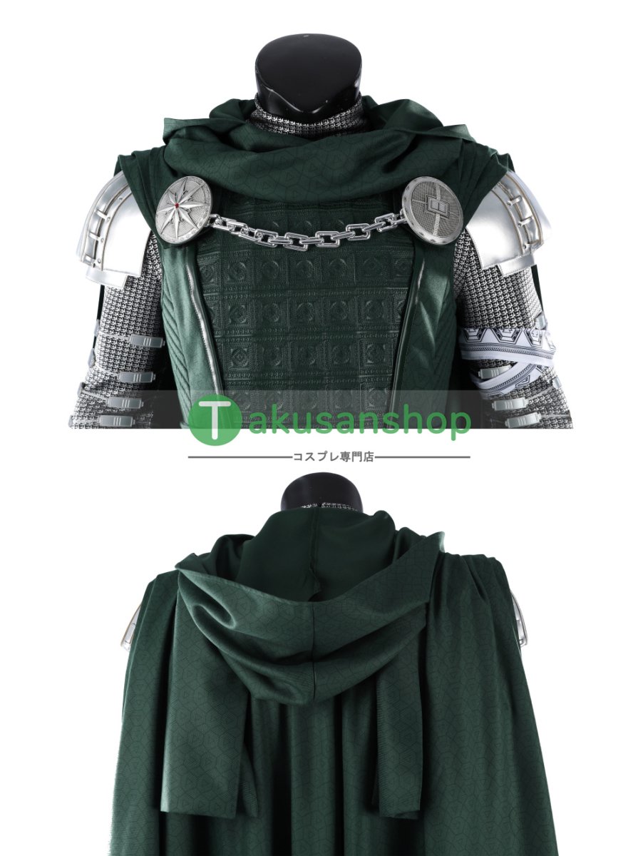 画像11: Avengers: Doomsday アベンジャーズ 5 ドゥームズデイ  ドクター・ドゥーム  Doctor Doom  風 コスチューム コスプレ衣装 (11)