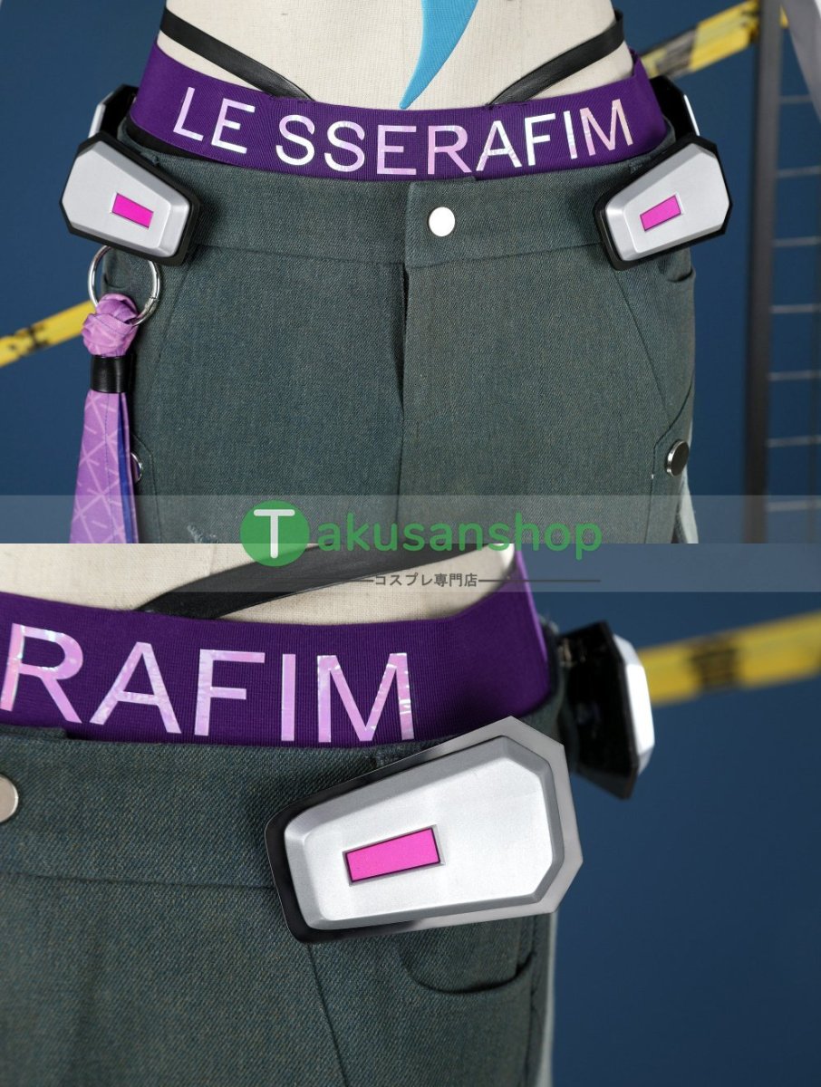 画像10: オーバーウォッチ 2 Overwatch 2 LE SSERAFIM  ルセラフィム  D.VA DVA ハナ・ソング  風 仮装 コスチューム コスプレ衣装 (10)