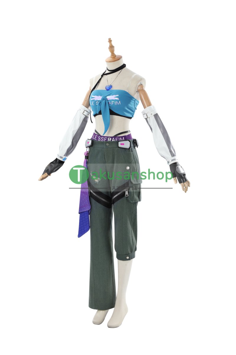 画像2: オーバーウォッチ 2 Overwatch 2 LE SSERAFIM  ルセラフィム  D.VA DVA ハナ・ソング  風 仮装 コスチューム コスプレ衣装 (2)