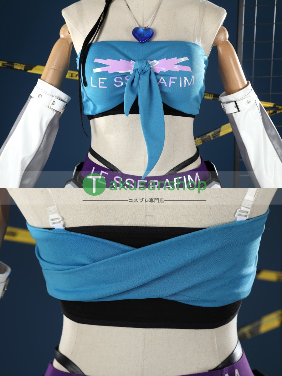 画像8: オーバーウォッチ 2 Overwatch 2 LE SSERAFIM  ルセラフィム  D.VA DVA ハナ・ソング  風 仮装 コスチューム コスプレ衣装 (8)