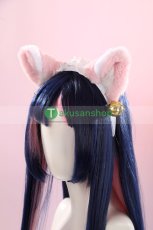 画像17: オーバーウォッチ Overwatch  にゃんカフェ  猫耳メイド KIRIKO キリコ  風 コスチューム コスプレ衣装 (17)