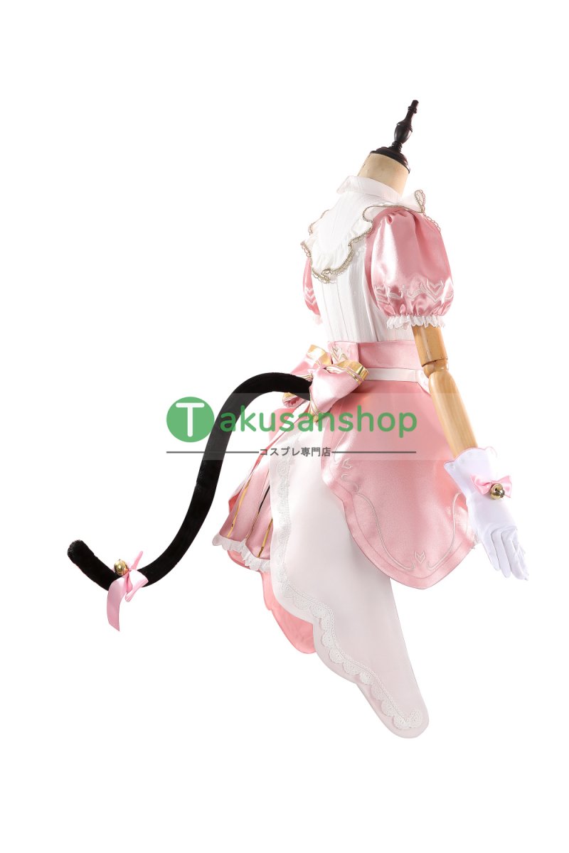 画像3: オーバーウォッチ Overwatch  にゃんカフェ  猫耳メイド KIRIKO キリコ  風 コスチューム コスプレ衣装 (3)