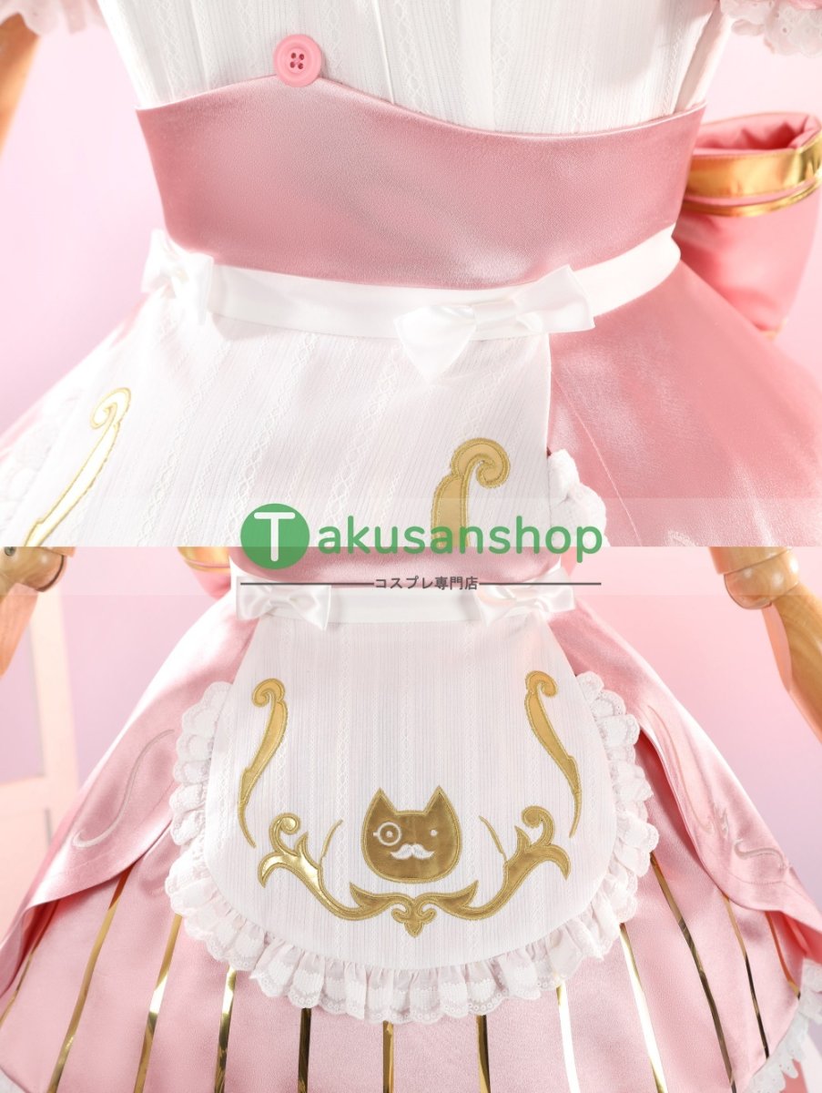 画像6: オーバーウォッチ Overwatch  にゃんカフェ  猫耳メイド KIRIKO キリコ  風 コスチューム コスプレ衣装 (6)