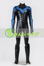 画像2: バットマン アーカム・シティ ナイトウィング  Nightwing コスプレ衣装 (2)