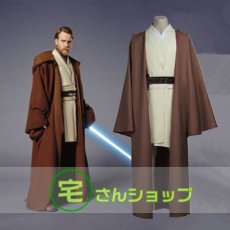 画像1: スター・ウォーズ STAR WARS  オビワン・ケノービ ジェダイの騎士 コスプレ衣装 (1)