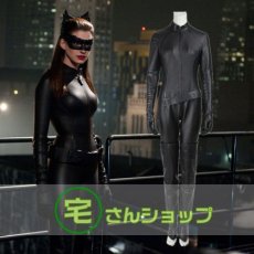 画像1: バットマン ダークナイト ライジング キャットウーマン コスプレ衣装 (1)