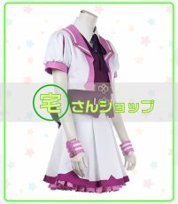 画像2: ウマ娘 プリティーダービー  スペシャルウィーク  勝負服 風   コスプレ衣装  コスチューム  オーダーメイド無料 (2)