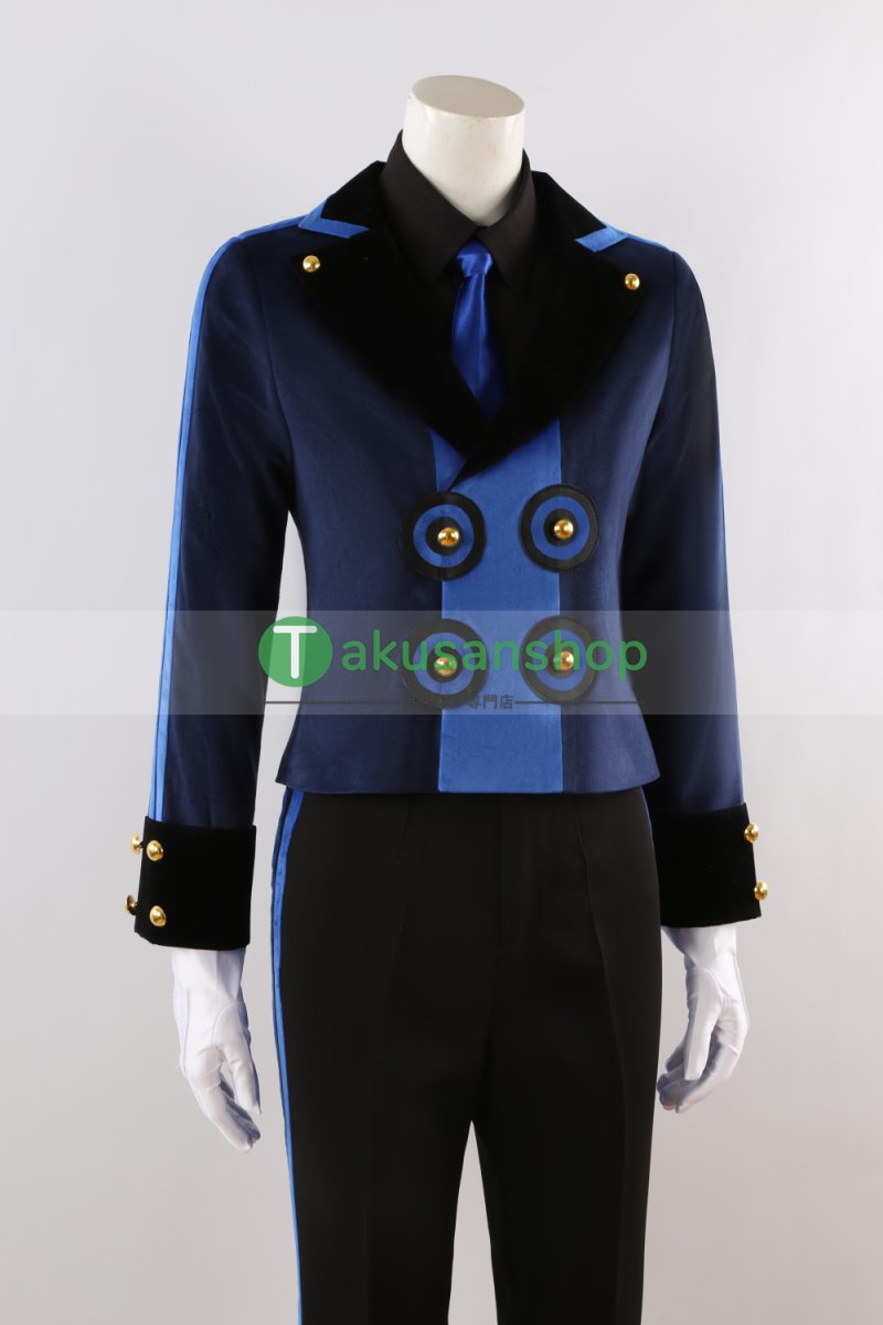 画像6: ペルソナ3 リロード PERSONA3:Reload P3RE ベルベットルーム Velvet Room 結城理 テオドア 風 コスチューム コスプレ衣装 オーダーメイド (6)