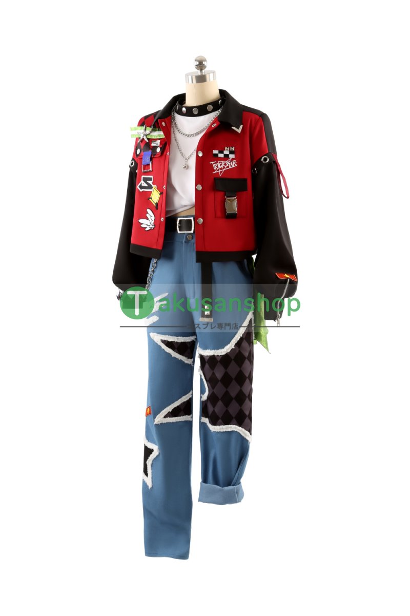 画像3: あんスタ あんさんぶるスターズ  Trickstar ワチャガナドゥ?Build!理想を詰め込んだFREEDOM! 遊木真 明星スバル 氷鷹北斗 衣更真緒   風 コスチューム コスプレ衣装 オーダーメイド (3)