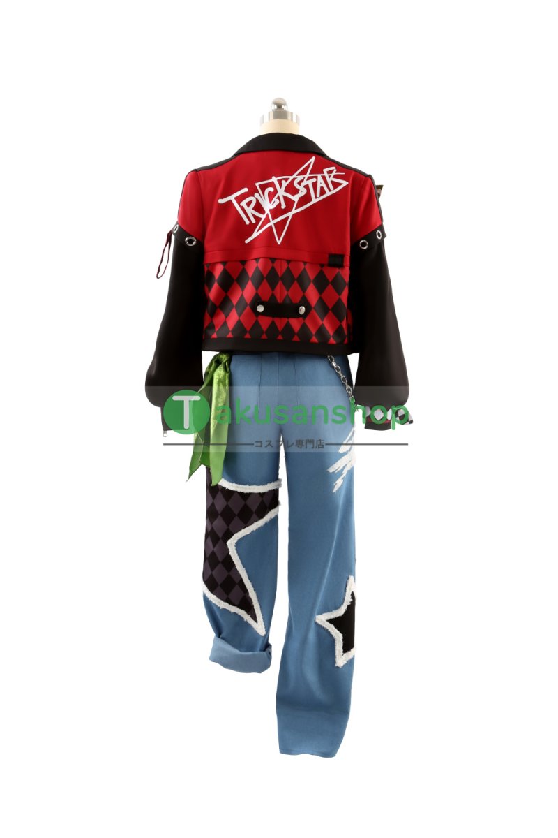 画像4: あんスタ あんさんぶるスターズ  Trickstar ワチャガナドゥ?Build!理想を詰め込んだFREEDOM! 遊木真 明星スバル 氷鷹北斗 衣更真緒   風 コスチューム コスプレ衣装 オーダーメイド (4)