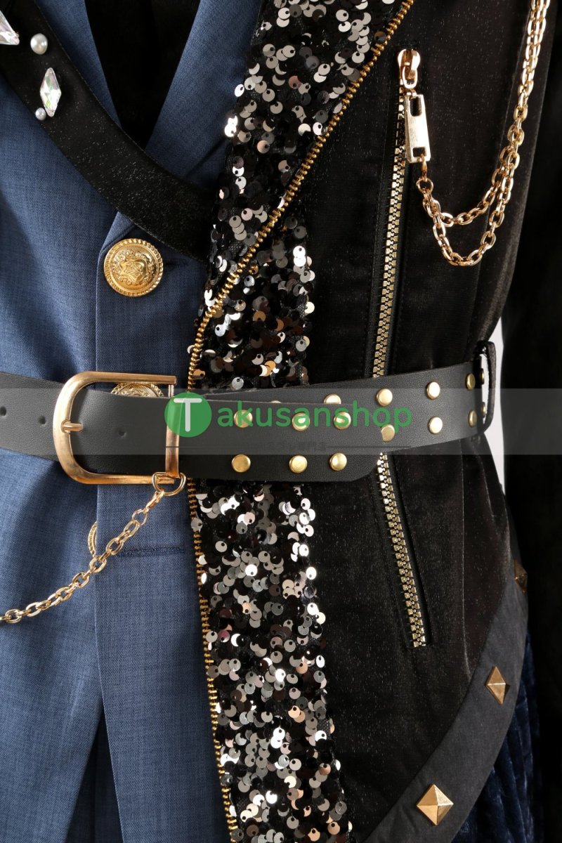 画像11: プロセカ×あんスタ プロジェクトセカイ  あんさんぶるスターズ コラボ フュージョン DI:Verse 守沢千秋 天馬司 漣ジュン 東雲彰人 瀬名泉 青柳冬弥 逆先夏目 神代類  カイト KAITO 鏡音レン 風 コスチューム コスプレ衣装 オーダーメイド (11)