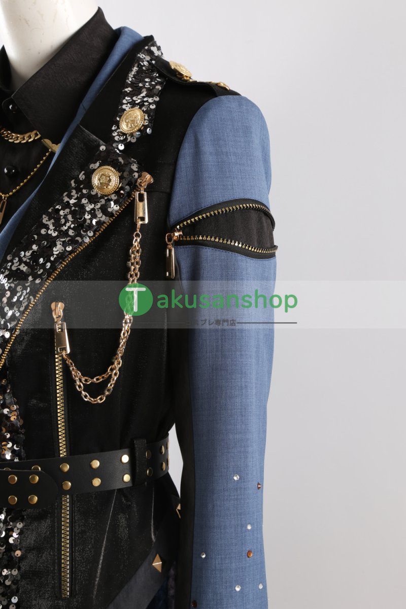 画像13: プロセカ×あんスタ プロジェクトセカイ  あんさんぶるスターズ コラボ フュージョン DI:Verse 守沢千秋 天馬司 漣ジュン 東雲彰人 瀬名泉 青柳冬弥 逆先夏目 神代類  カイト KAITO 鏡音レン 風 コスチューム コスプレ衣装 オーダーメイド (13)