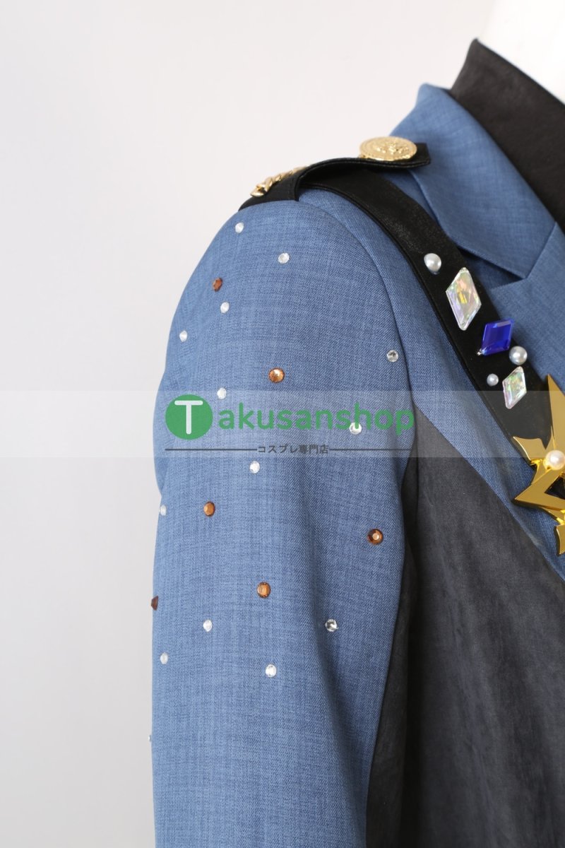 画像15: プロセカ×あんスタ プロジェクトセカイ  あんさんぶるスターズ コラボ フュージョン DI:Verse 守沢千秋 天馬司 漣ジュン 東雲彰人 瀬名泉 青柳冬弥 逆先夏目 神代類  カイト KAITO 鏡音レン 風 コスチューム コスプレ衣装 オーダーメイド (15)