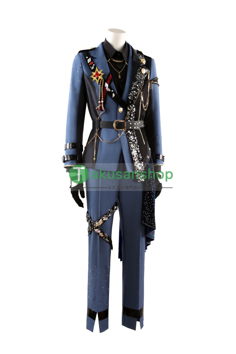 画像2: プロセカ×あんスタ プロジェクトセカイ  あんさんぶるスターズ コラボ フュージョン DI:Verse 守沢千秋 天馬司 漣ジュン 東雲彰人 瀬名泉 青柳冬弥 逆先夏目 神代類  カイト KAITO 鏡音レン 風 コスチューム コスプレ衣装 オーダーメイド (2)